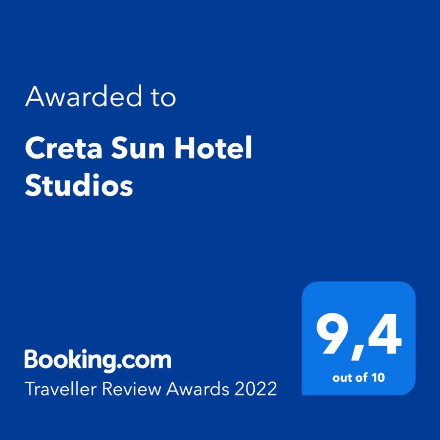 Creta Sun Hotel Studios Agia Pelagia  Exterior foto